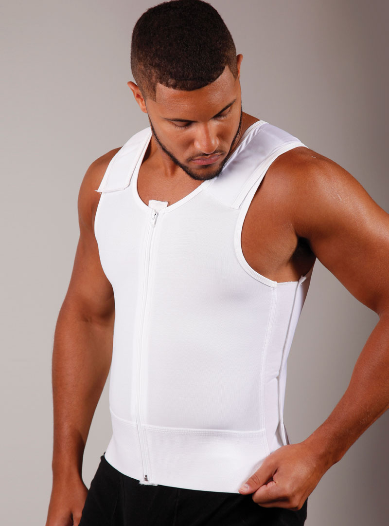 SC-100 Male Compression Vest - Gynecomastia Recovery Garment